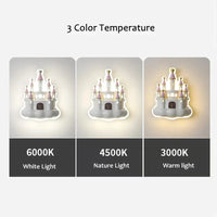 Applique murale LED Princesse pour bébé/enfant - Protection des yeux | Marco Lucetti 3 Température de couleur