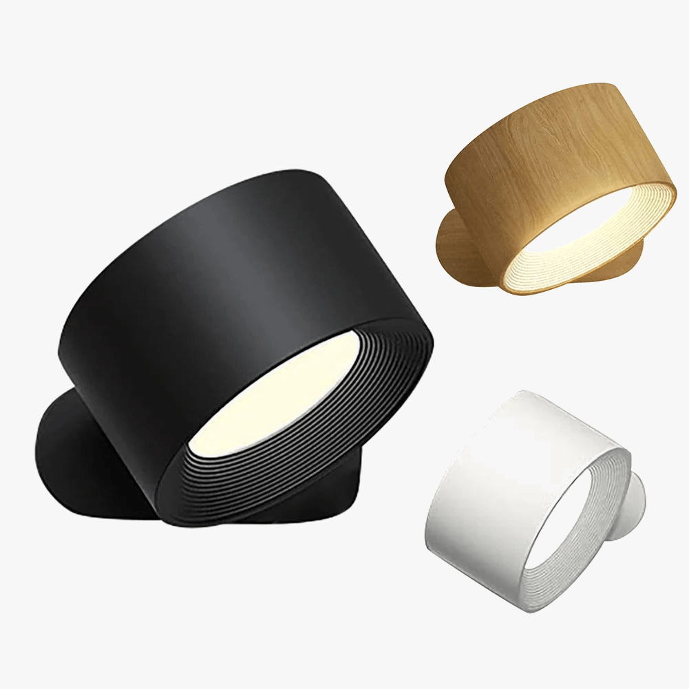 Applique murale LED rechargeable USB - Rotation 360° - Boule magnétique Dimmable Tactile | Marco Lucetti