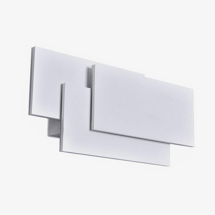 Applique murale LED en aluminium Painted rectangles