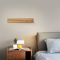 Applique Murale LED Rectangulaire Bois Scandinave | Marco Lucetti
