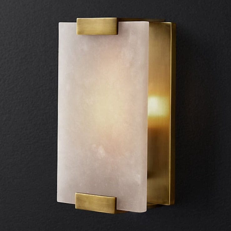 Applique Murale LED Rectangulaire en Marbre Zinerva Moderna | Marco Lucetti