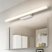 Applique murale LED rectangulaire Greicy. | Marco Lucetti Argenté / Chaude