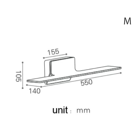 Applique murale LED rectangulaire waterproof - Angeloic | Marco Lucetti