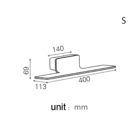 Applique murale LED rectangulaire waterproof - Angeloic | Marco Lucetti