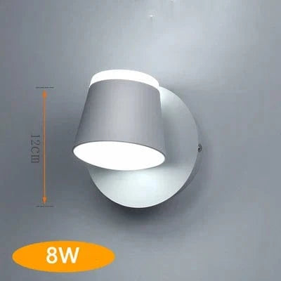 Applique Murale LED Réglable pour Chambre Moderne | Marco Lucetti Blanc 8W / Blanc chaud (2700-3500K)