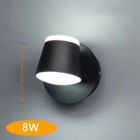Applique Murale LED Réglable pour Chambre Moderne | Marco Lucetti Noir 8W / Blanc chaud (2700-3500K)