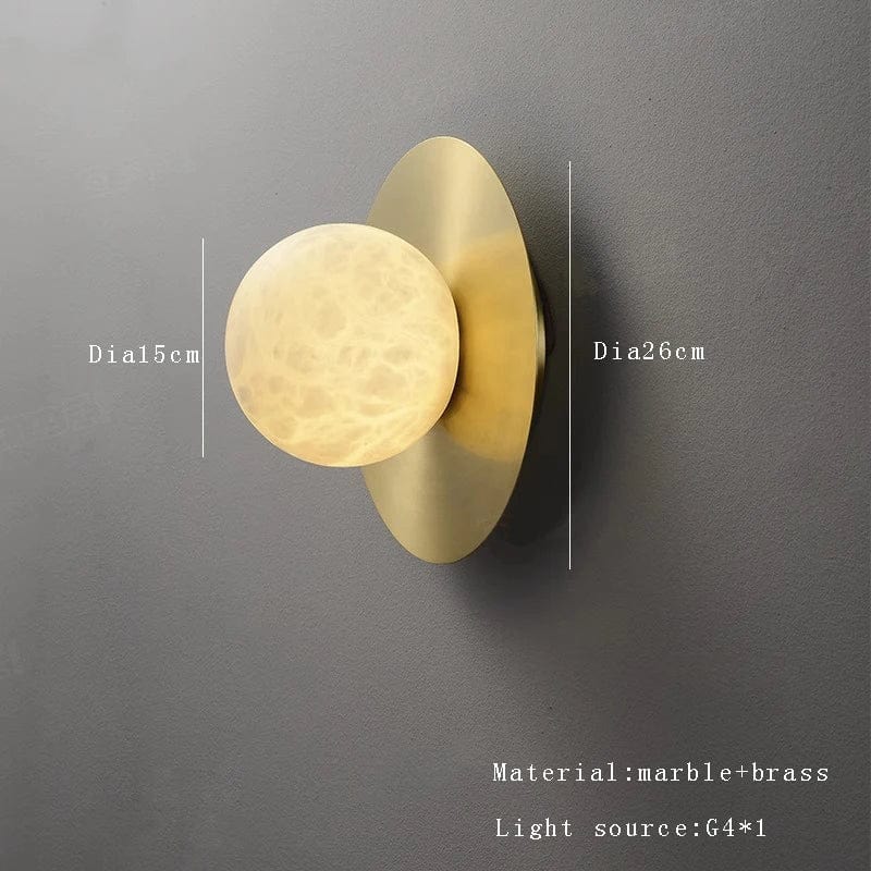 Applique murale LED rétro créative - Lumin'Art | Marco Lucetti E Dia26cm / Lumière chaude