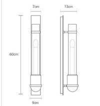 Applique murale LED rétro dorée | Marco Lucetti