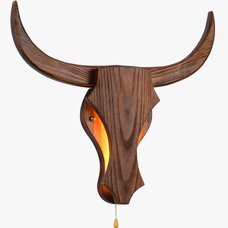 Applique murale LED rétro en bois - Lumière Intemporelle | Marco Lucetti