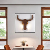 Applique murale LED rétro en bois - Lumière Intemporelle | Marco Lucetti