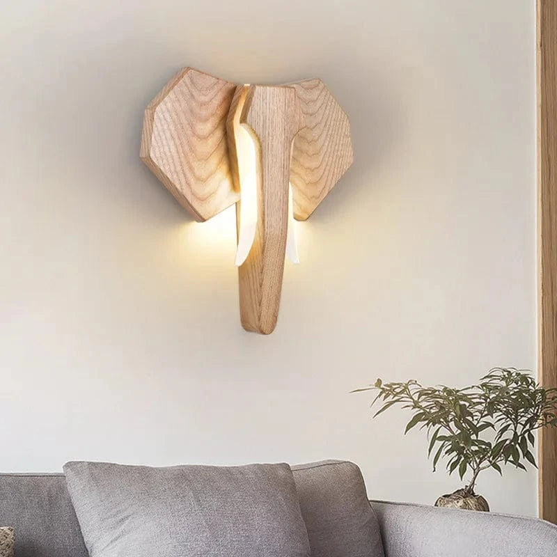 Applique murale LED rétro en bois - Lumière Intemporelle | Marco Lucetti