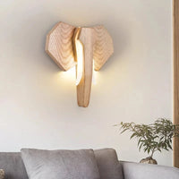 Applique murale LED rétro en bois - Lumière Intemporelle | Marco Lucetti