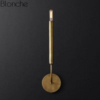 Applique murale LED rétro en métal moderne | Marco Lucetti Doré - 1 lampe