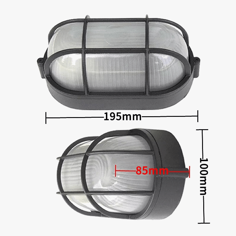 Applique murale LED rétro étanche - Luminisaira | Marco Lucetti