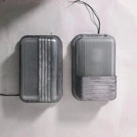 Applique murale LED rétro extérieure  industrielle Vintage IP65 étanche en verre - Luminaflare | Marco Lucetti