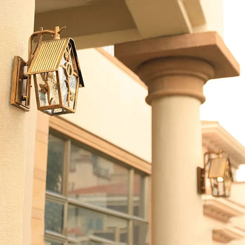 Applique murale LED rétro extérieure waterproof style européen | Marco Lucetti