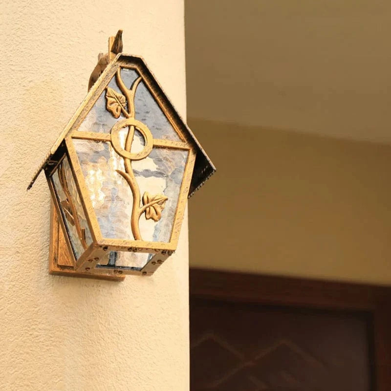 Applique murale LED rétro extérieure waterproof style européen | Marco Lucetti