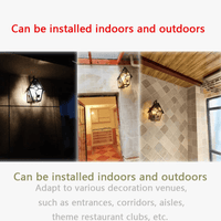 Applique murale LED rétro extérieure waterproof style européen | Marco Lucetti