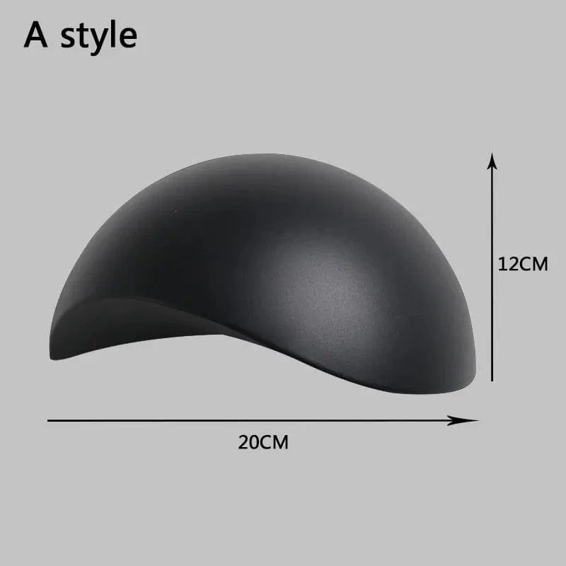 Applique murale LED rétro pour café et salon | Marco Lucetti Noir A / Blanc chaud (2700-3500K)