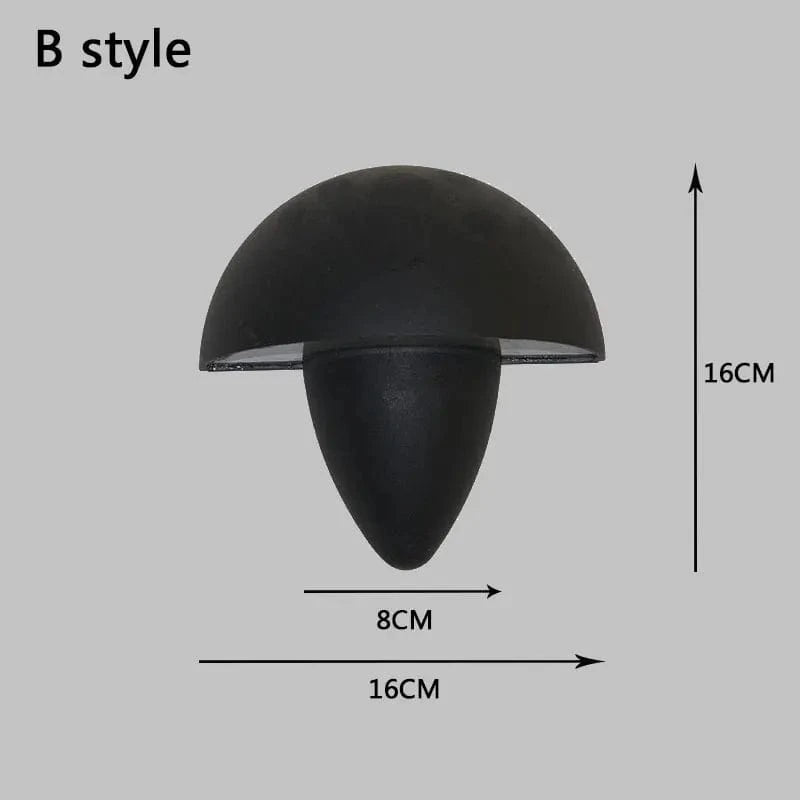 Applique murale LED rétro pour café et salon | Marco Lucetti Noir B / Blanc chaud (2700-3500K)