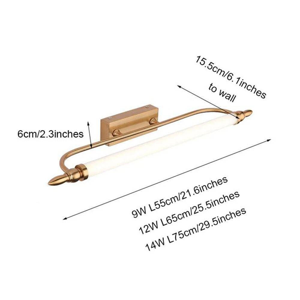 Applique murale LED rétro pour miroir | Marco Lucetti