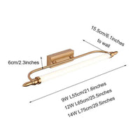 Applique murale LED rétro pour miroir | Marco Lucetti