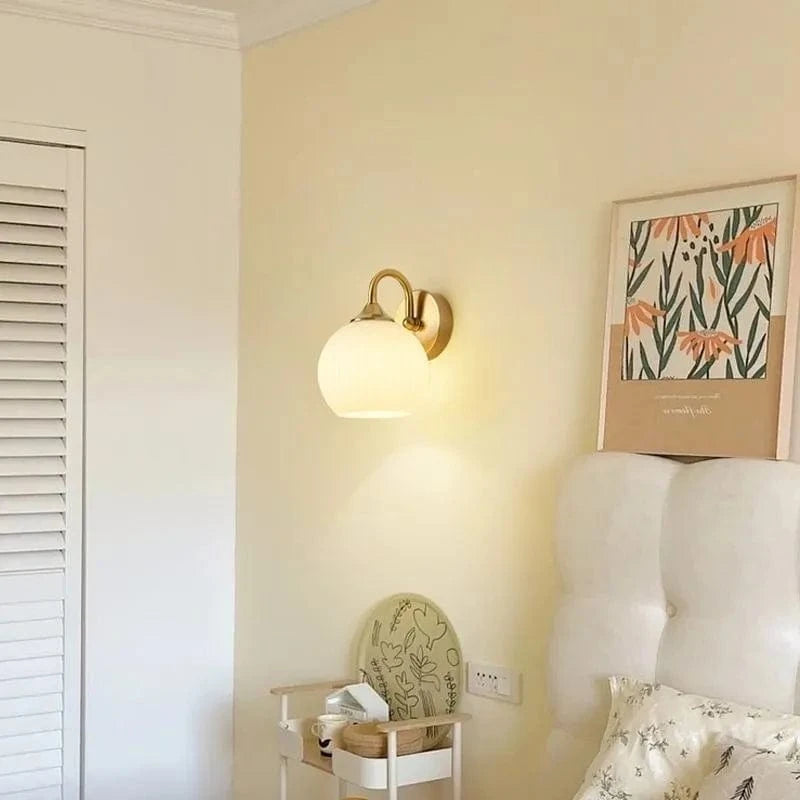 Applique murale LED rétro "Sphère Chromée" | Marco Lucetti