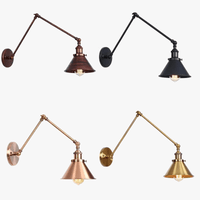 Applique Murale LED Rétro Vintage à Bras Long Réglable | Marco Lucetti