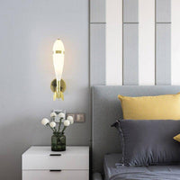 Applique murale LED "Rocket Gold" pour enfant | Marco Lucetti