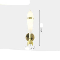 Applique murale LED "Rocket Gold" pour enfant | Marco Lucetti