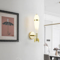 Applique murale LED "Rocket Gold" pour enfant | Marco Lucetti