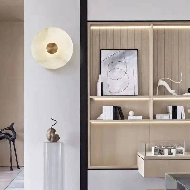 Applique murale LED ronde Art déco - Éclat Brillant | Marco Lucetti