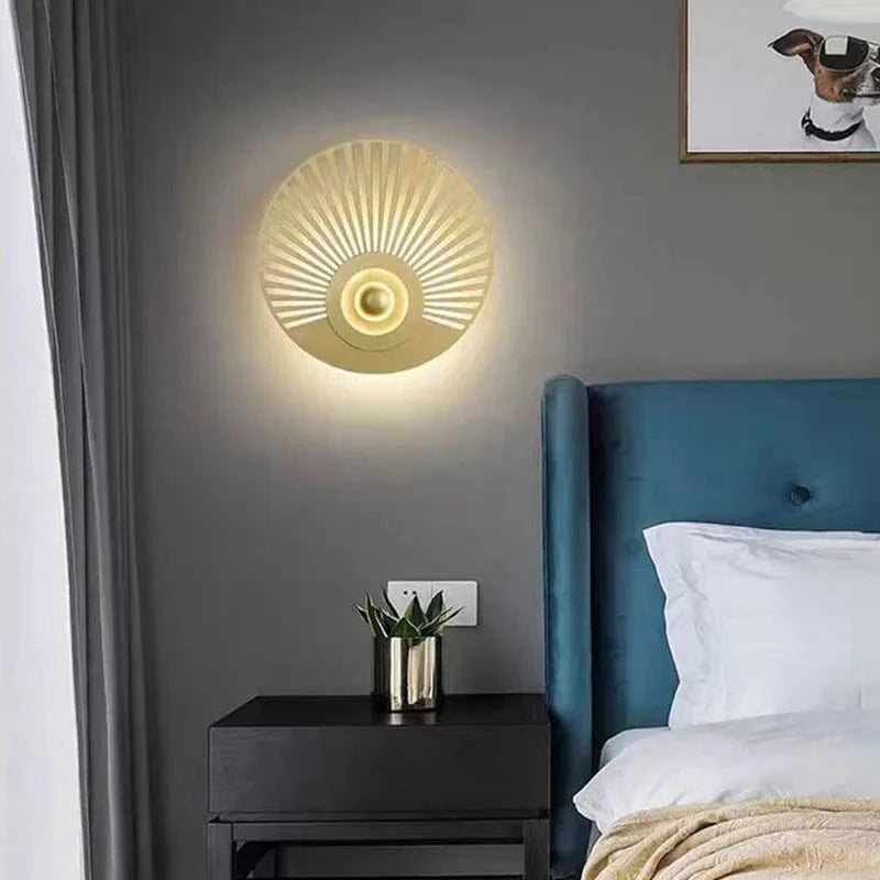Applique Murale LED Ronde Art Déco - Pour Divers Espaces | Livraison Directe | Marco Lucetti