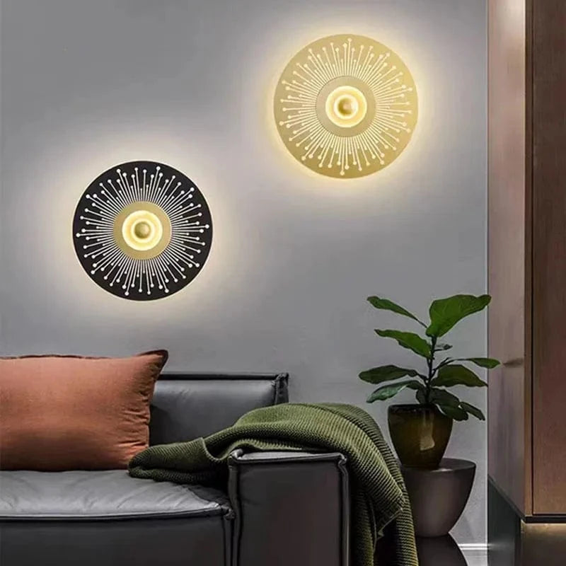 Applique Murale LED Ronde Art Déco - Pour Divers Espaces | Livraison Directe | Marco Lucetti