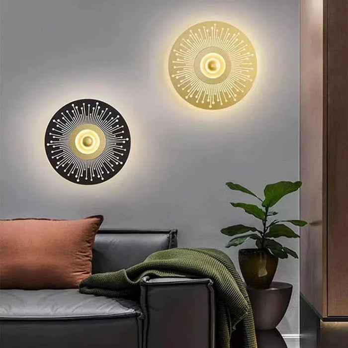 Applique Murale LED Ronde Art Déco - Pour Divers Espaces | Livraison Directe | Marco Lucetti