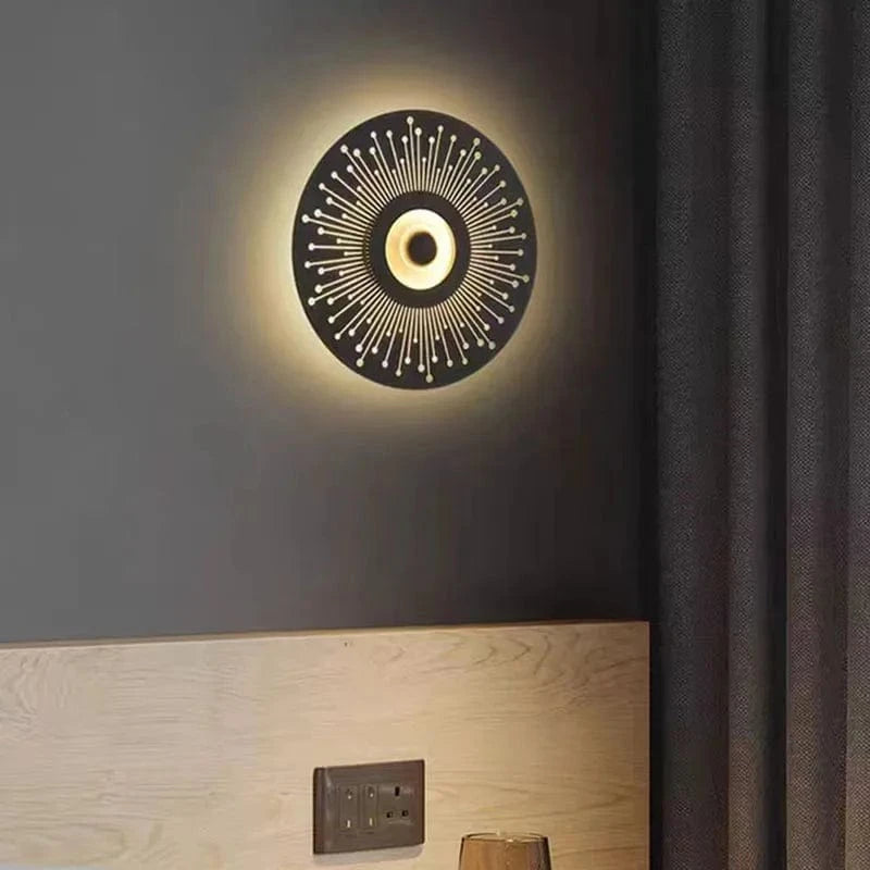 Applique murale LED ronde Art Déco pour une ambiance chaleureuse  | Marco Lucetti