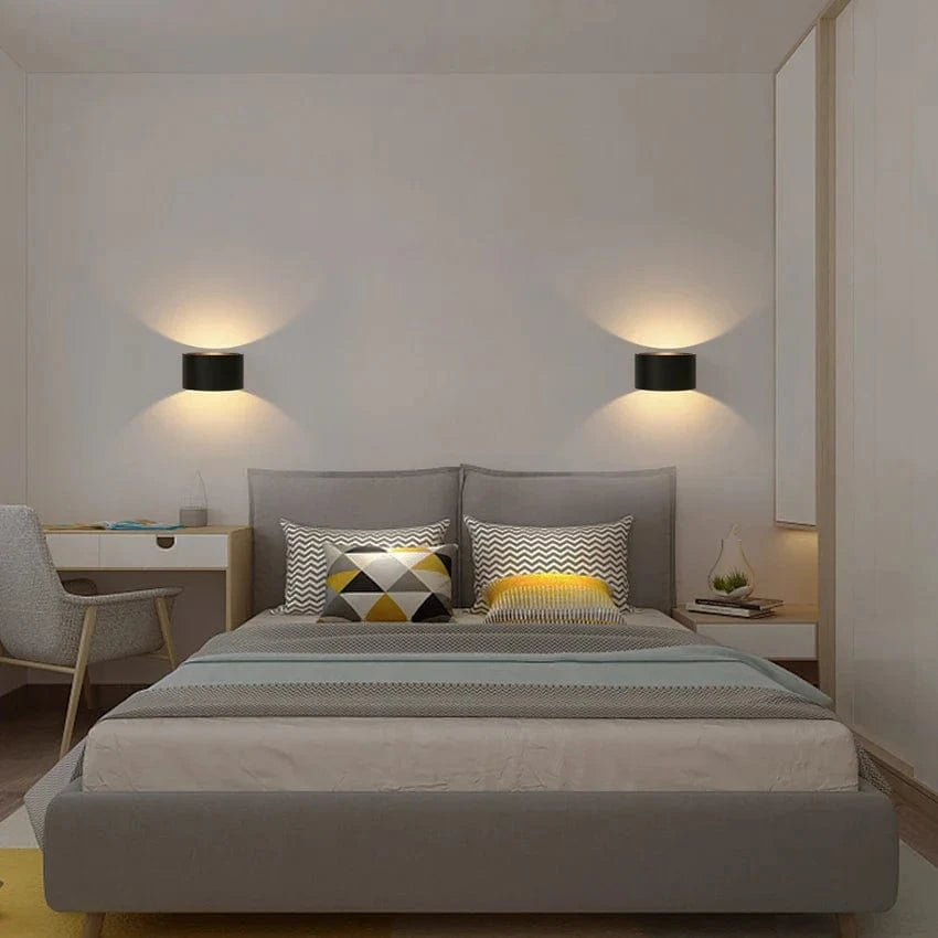 Applique Murale LED Ronde en Aluminium AC90-260V | Marco Lucetti