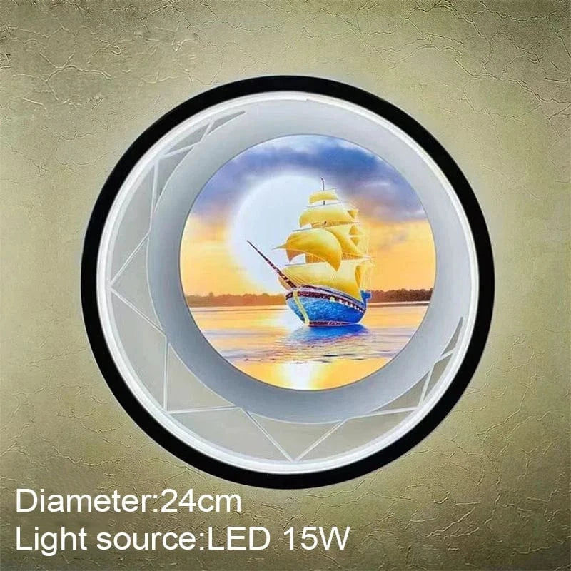 Applique murale LED ronde et moderne | Marco Lucetti 1 / Blanc chaud (2700-3500K)