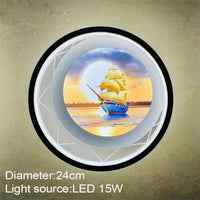 Applique murale LED ronde et moderne | Marco Lucetti 1 / Blanc chaud (2700-3500K)