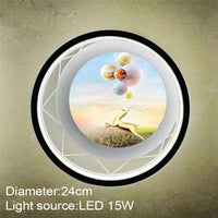 Applique murale LED ronde et moderne | Marco Lucetti 2 / Blanc chaud (2700-3500K)