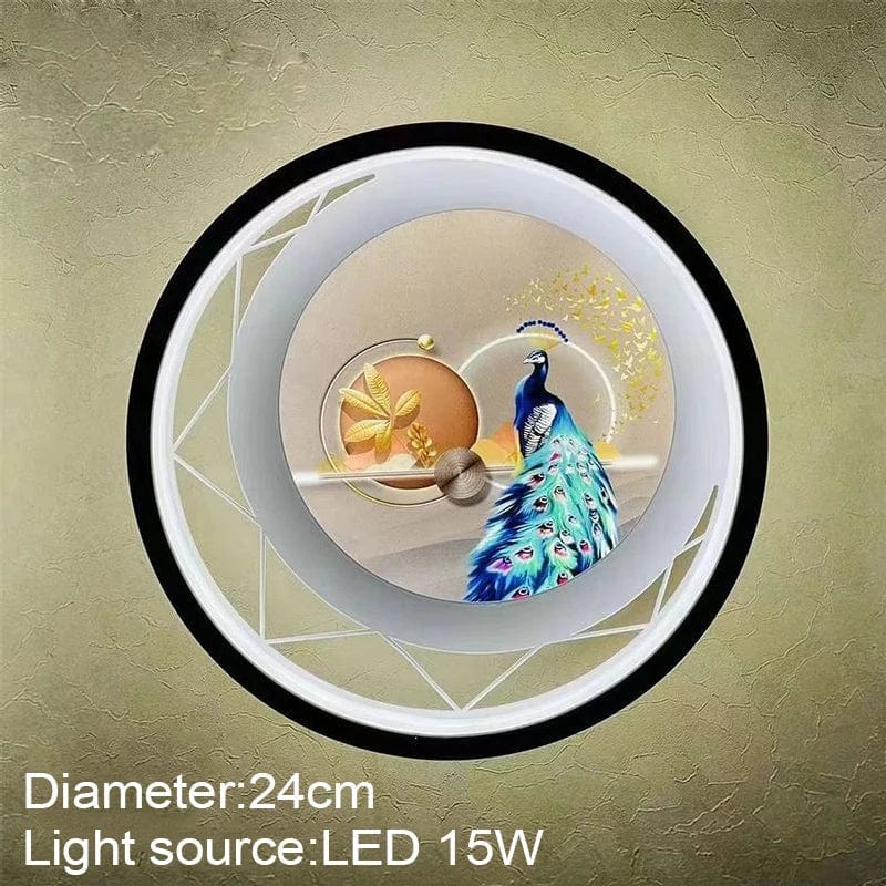 Applique murale LED ronde et moderne | Marco Lucetti 5 / Blanc chaud (2700-3500K)