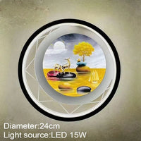 Applique murale LED ronde et moderne | Marco Lucetti 6 / Blanc chaud (2700-3500K)