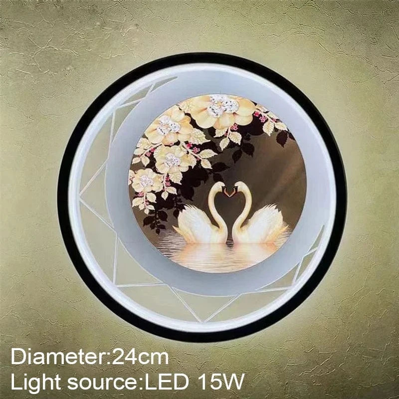 Applique murale LED ronde et moderne | Marco Lucetti 7 / Blanc chaud (2700-3500K)