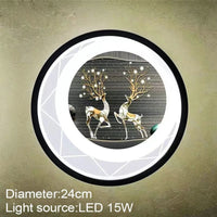 Applique murale LED ronde et moderne | Marco Lucetti 8 / Blanc chaud (2700-3500K)