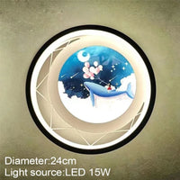 Applique murale LED ronde et moderne | Marco Lucetti 9 / Blanc chaud (2700-3500K)