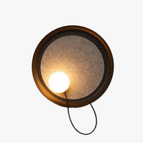 Applique murale LED ronde moderne "Barp" | Marco Lucetti Noir