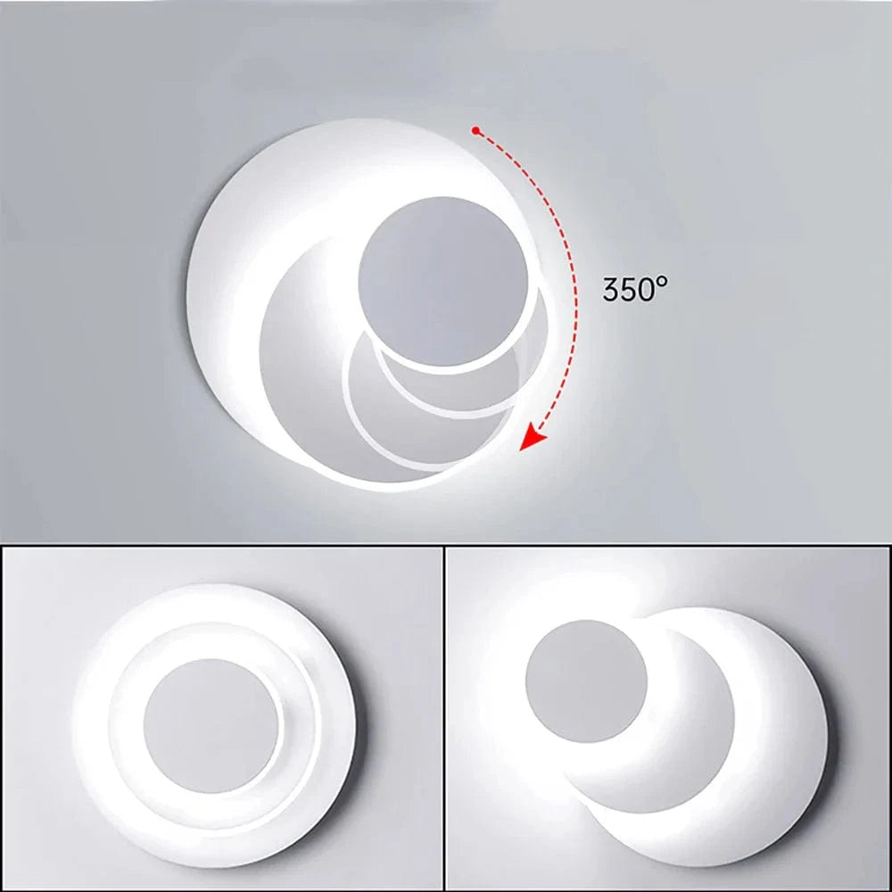 Applique murale LED Rotatif Design | Marco Lucetti