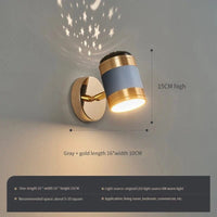 Applique murale LED Rotativa Moderne - Lampe de Lecture Décoration Luminaria | Marco Lucetti Gris / Blanc chaud (2700-3500K)