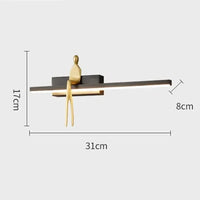 Applique murale LED Rotative CozyLight | Marco Lucetti Noir-2 / Blanc chaud (2700-3500K)