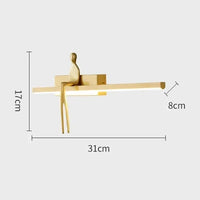 Applique murale LED Rotative CozyLight | Marco Lucetti Or-2 / Blanc chaud (2700-3500K)